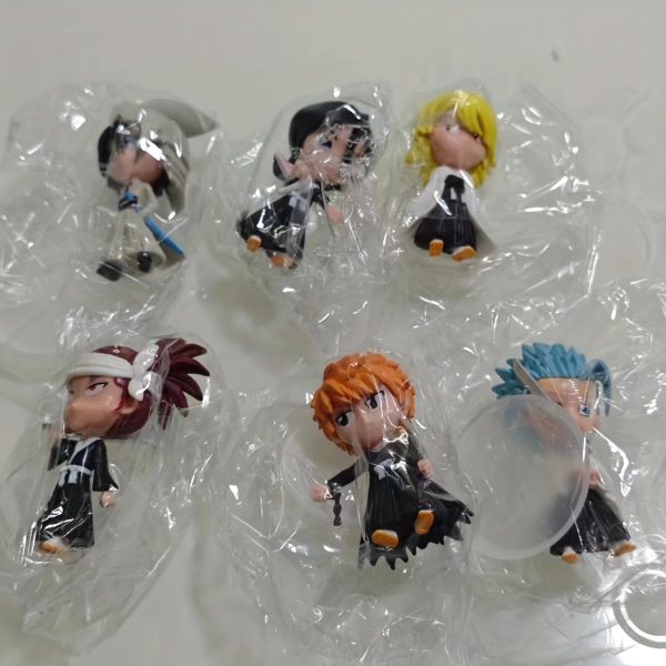 6PCS 8CM Anime BLEACH Death Action Figures - Ichigo Kurosaki Action Figure - Image 4