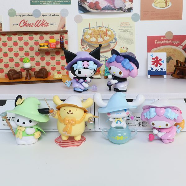 6pcs 8cm Sanrio Kuremirumimele figurines Magical Story Series Collectibles featuring Melody Figura - Image 7