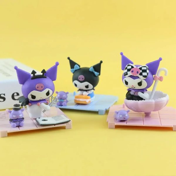 8pcs 6cm Sanrio Kuromi action figures set Doll Action Figura Model - Image 5