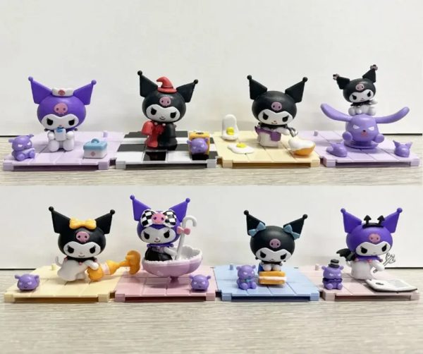 8pcs 6cm Sanrio Kuromi action figures set Doll Action Figura Model - Image 7