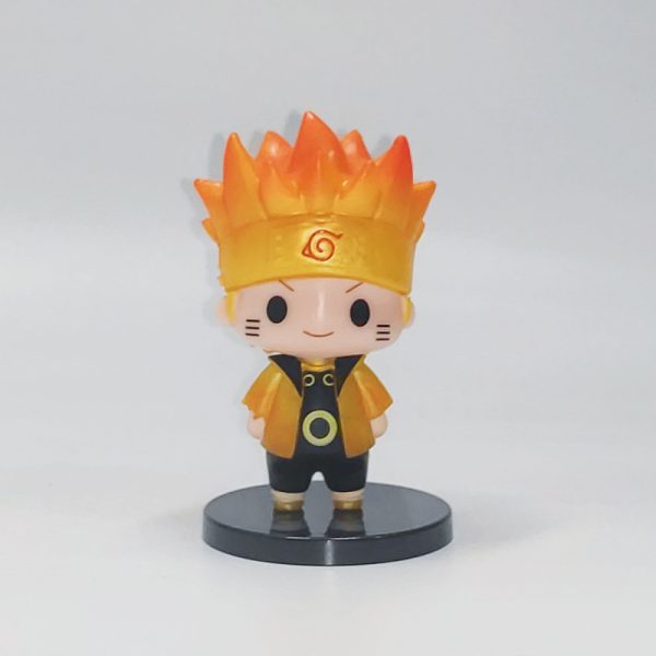 6pcs 7cm Naruto action figures set Bean-Eyed Uzumaki Action Figura Chibi Hinata Hyuga Jiraiya action figure - Image 5