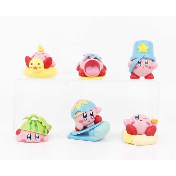 6pcs Kirby Generation 4 Game Kirby action figure collectible Kirby Dolls Cake Car-mounted Ornaments - Image 6