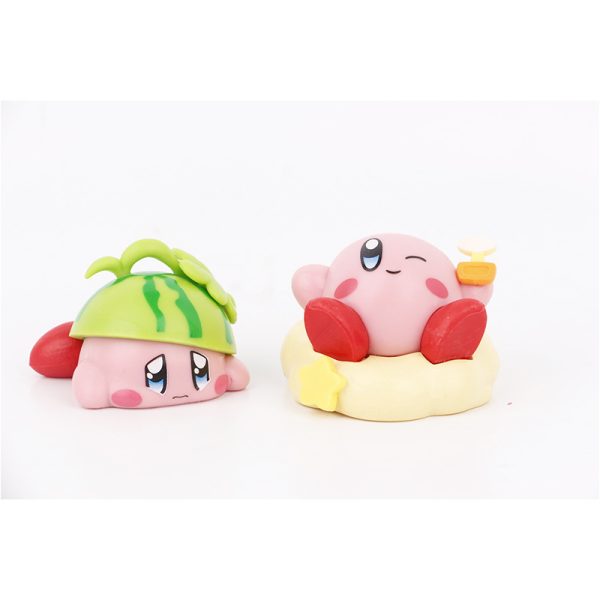 6pcs Kirby Generation 4 Game Kirby action figure collectible Kirby Dolls Cake Car-mounted Ornaments - Image 8
