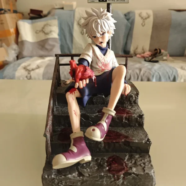 Hunter x Hunter Red Stone Heart Killua Figure Boxed Model - Image 2