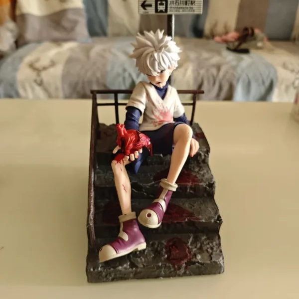 Hunter x Hunter Red Stone Heart Killua Figure Boxed Model - Image 4