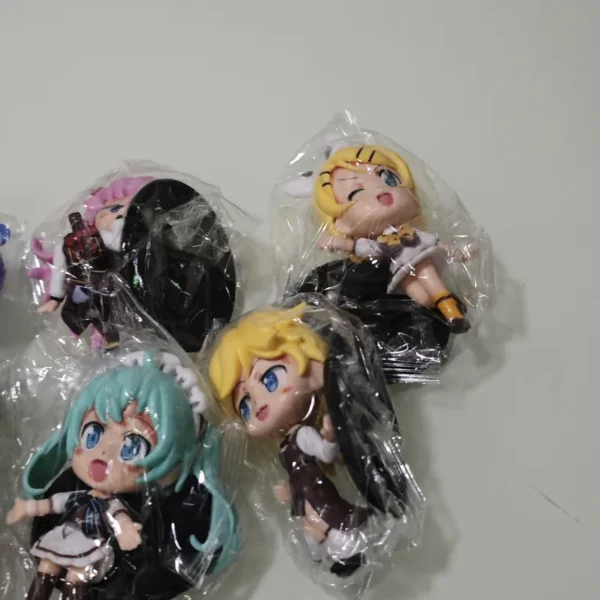 6pcs Q Version Hatsune Miku Figures Anime Gacha Capsule Toys Virtual Idol Stage Model Dolls Collectible - Image 6
