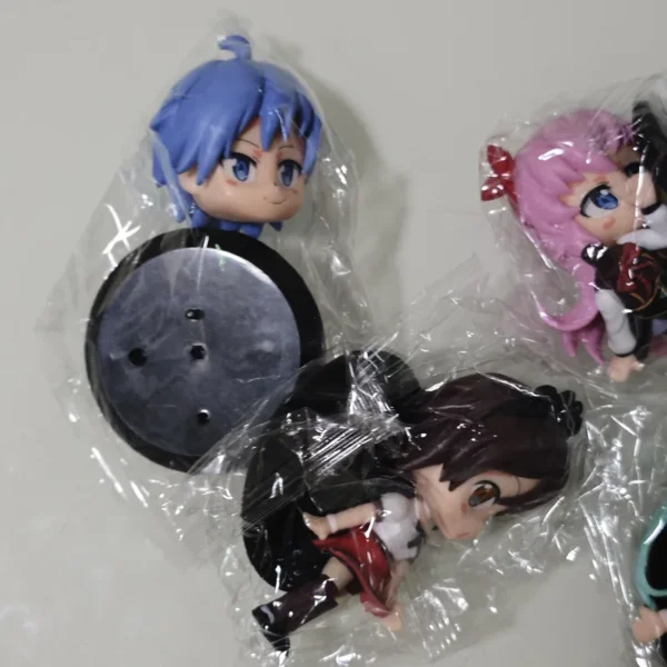 6pcs Q Version Hatsune Miku Figures Anime Gacha Capsule Toys Virtual Idol Stage Model Dolls Collectible - Image 3
