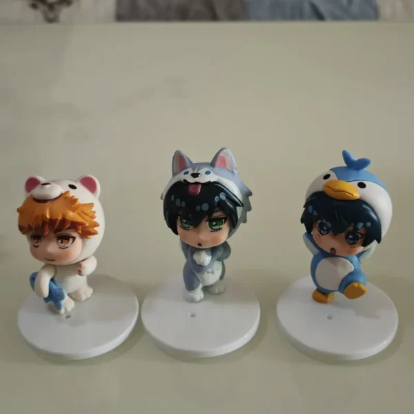 6pcs Q Version Blue Lock Figures Animal Cosplay Isagi Yoichi Chigiri Hyoma Toy Statues Collectible Anime Ornaments - Image 5