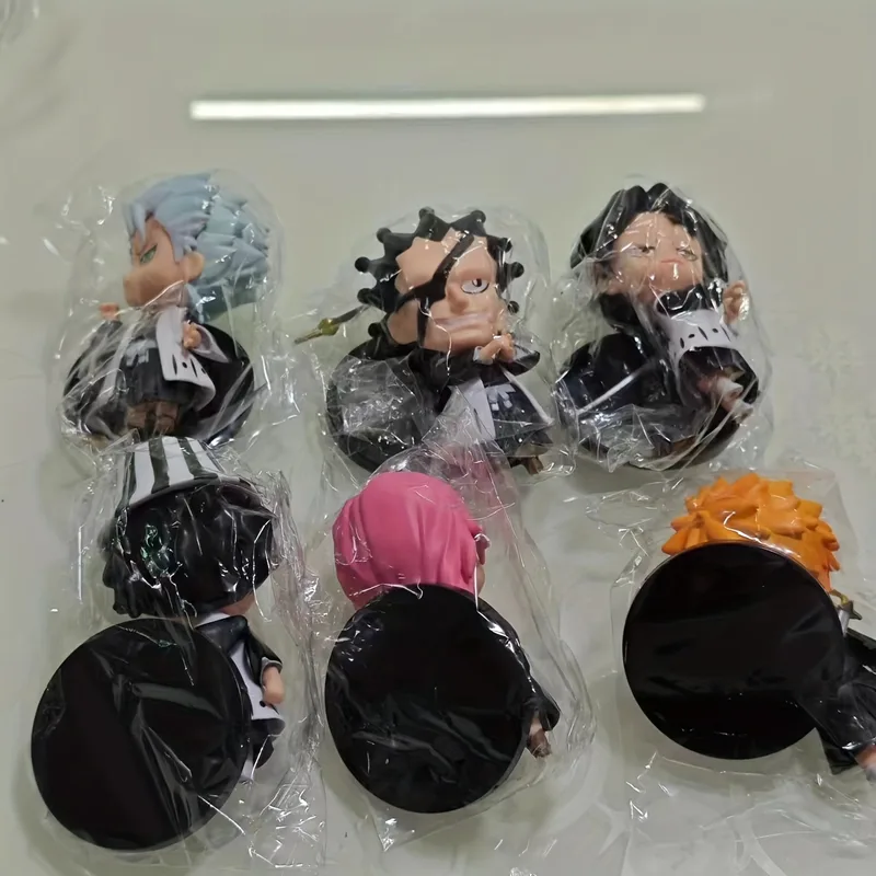 6PCS 8CM Anime BLEACH Death Action Figures - Ichigo Kurosaki Action Figure - Image 3