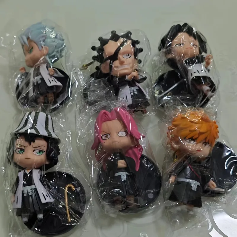6PCS 8CM Anime BLEACH Death Action Figures - Ichigo Kurosaki Action Figure - Image 2
