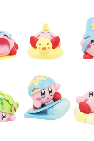 6pcs Kirby Generation 4 Game Kirby action figure collectible Kirby Dolls Cake Car-mounted Ornaments