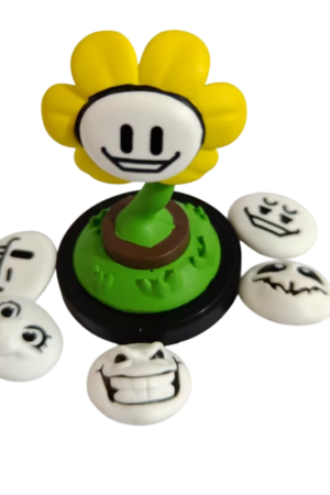 6faces in 1 Undertale Series Sans and Flowey the Flower Trendy Action Figure