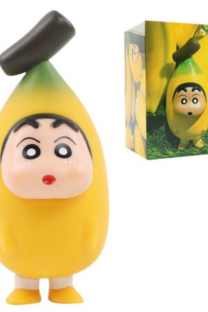1pc Cute Fun GK Banana Shin-chan Figure Wild New Benchtop Car-mounted Ornaments Figura