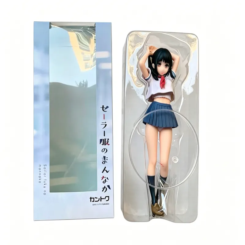 30CM Sailor Uniform Anime Girl Figure Standing Desk Display Collectible - Image 6