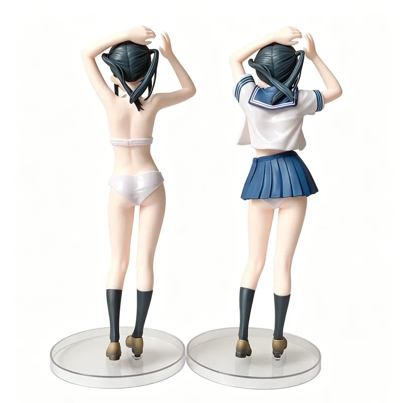 30CM Sailor Uniform Anime Girl Figure Standing Desk Display Collectible - Image 4