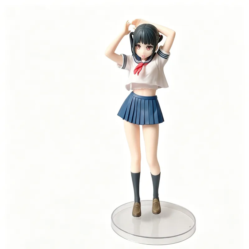 30CM Sailor Uniform Anime Girl Figure Standing Desk Display Collectible - Image 3